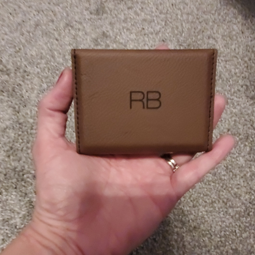 Leather business card holder